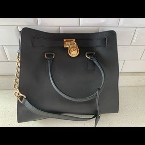 Michael Kors black shoulder bag 12H x 14L x 6D